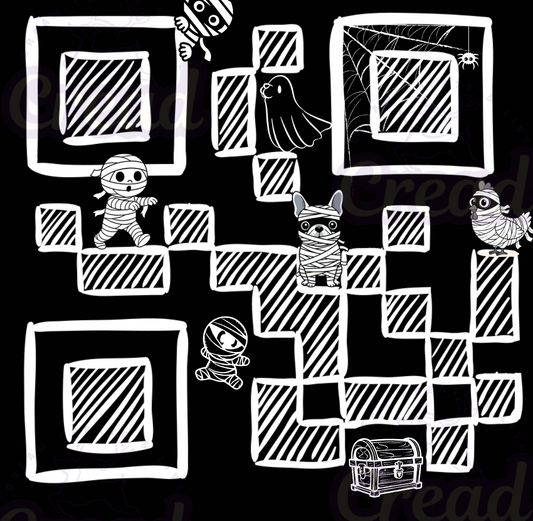 Funny Mummy QR Code Black Glossy Mug – Playful Graphic Ceramic Mug