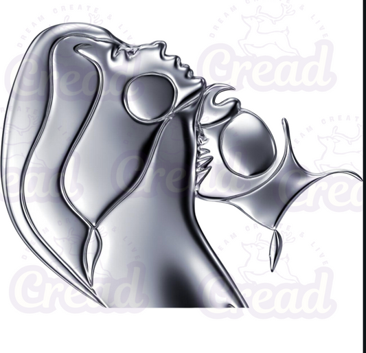 Neck Kiss – Chromium Black Glossy Ceramic Mug | Creadland