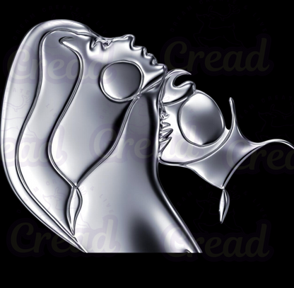 Neck Kiss – Chromium Effect Unisex T-Shirt