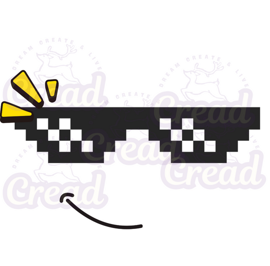 Unisex Sweatshirt - Cool Thug Life Pixel Design | Premium Quality | Creadland