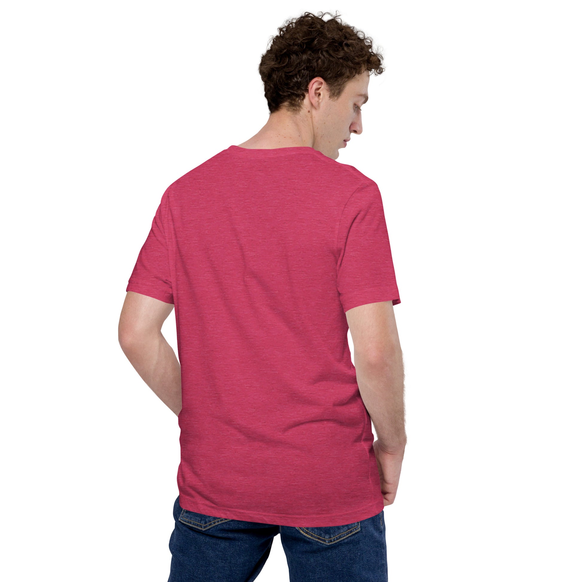Product mockup heather raspberry